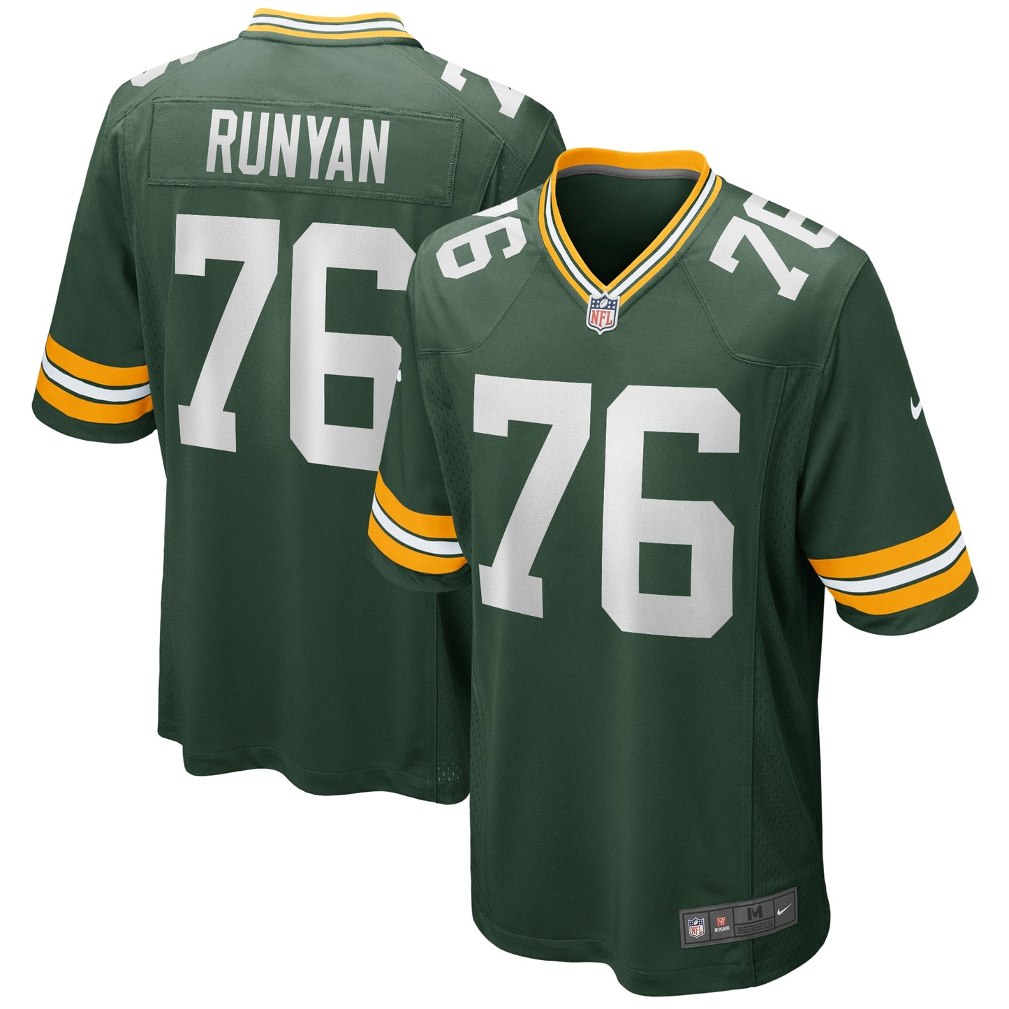 Jon Runyan Green Bay Packers Nike Player Game Jersey - Green