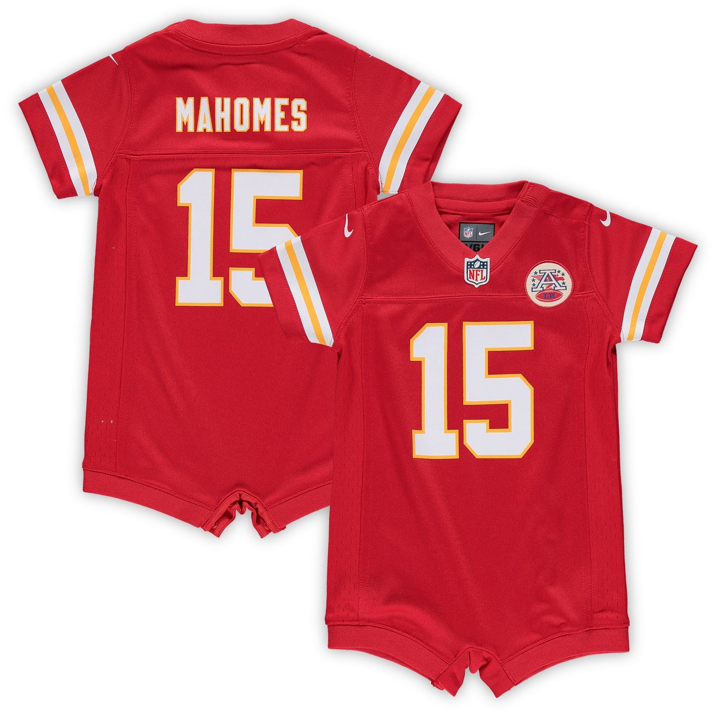 Patrick Mahomes Kansas City Chiefs Nike Infant Romper Jersey - Red