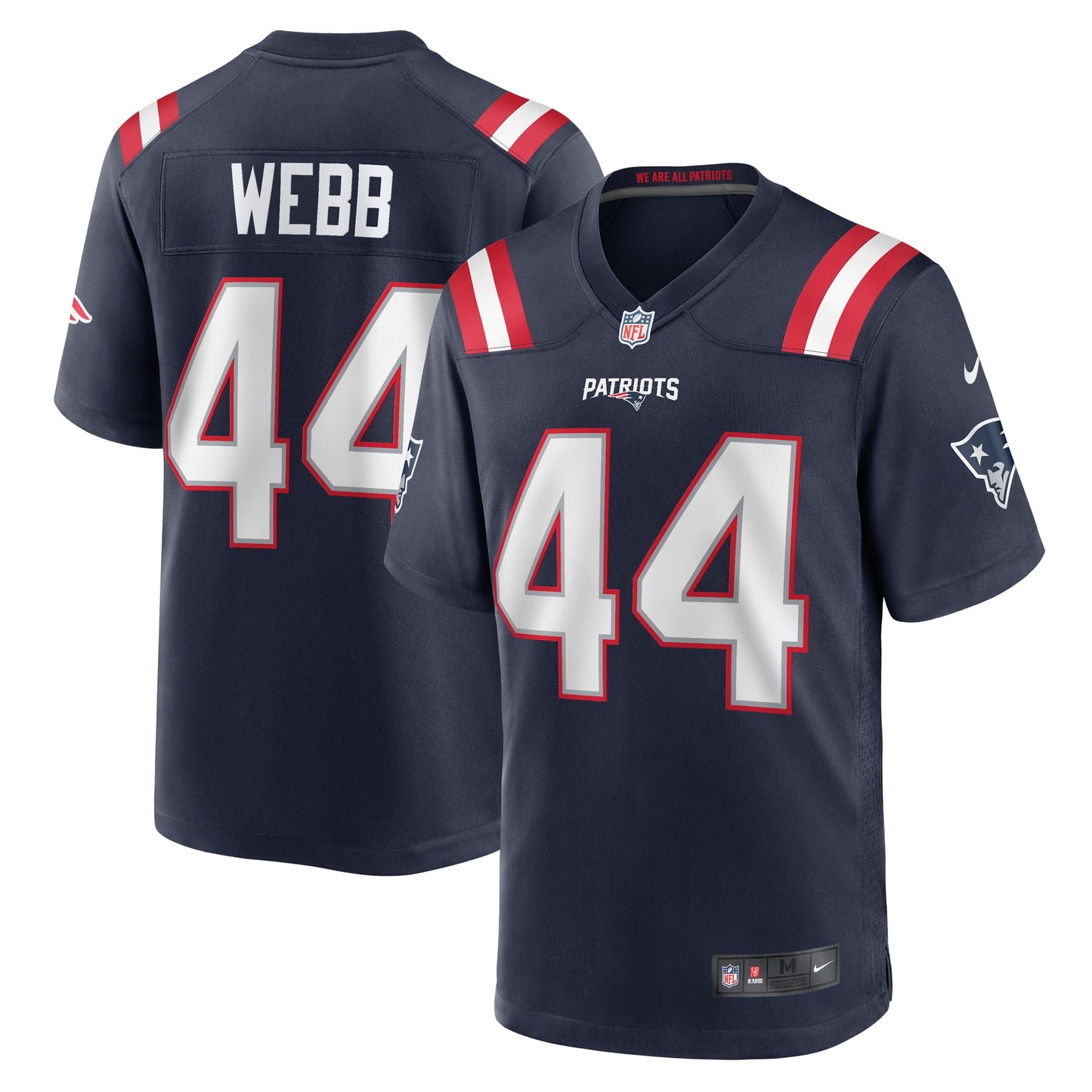 Raleigh Webb New England Patriots Nike Home Game Player Jersey - Navy