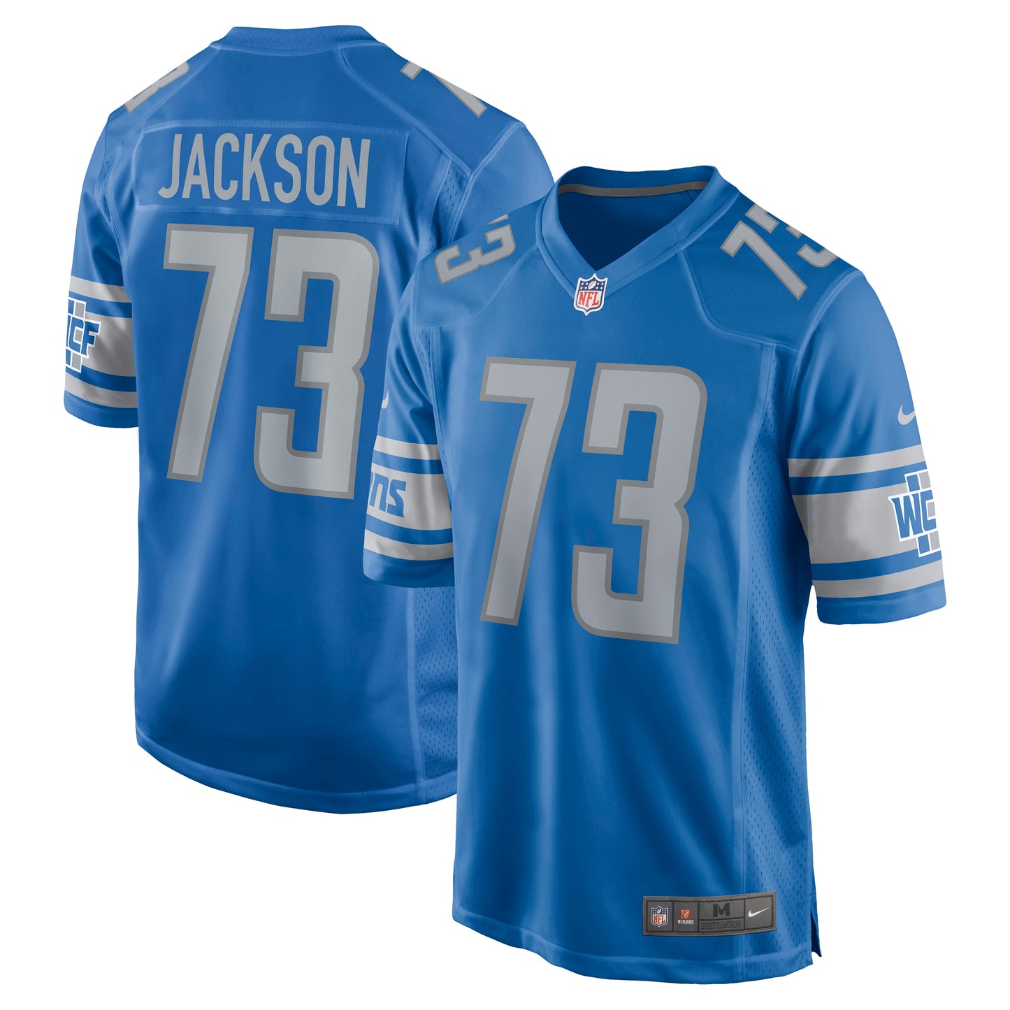 Jonah Jackson Detroit Lions Nike Game Jersey - Blue