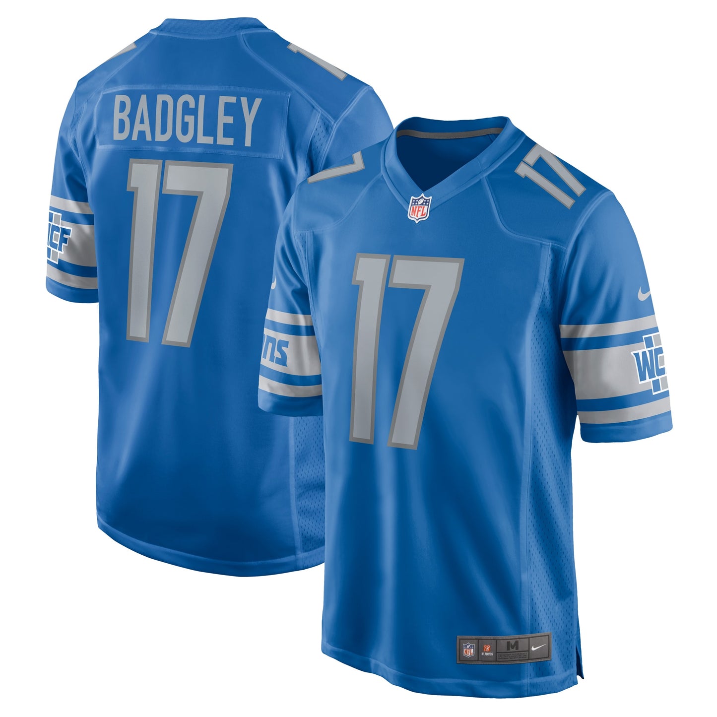 Michael Badgley Detroit Lions Nike Home Game Player Jersey - Blue