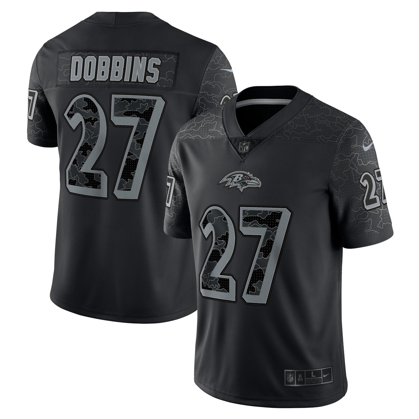 J.K. Dobbins Baltimore Ravens Nike RFLCTV Limited Jersey - Black