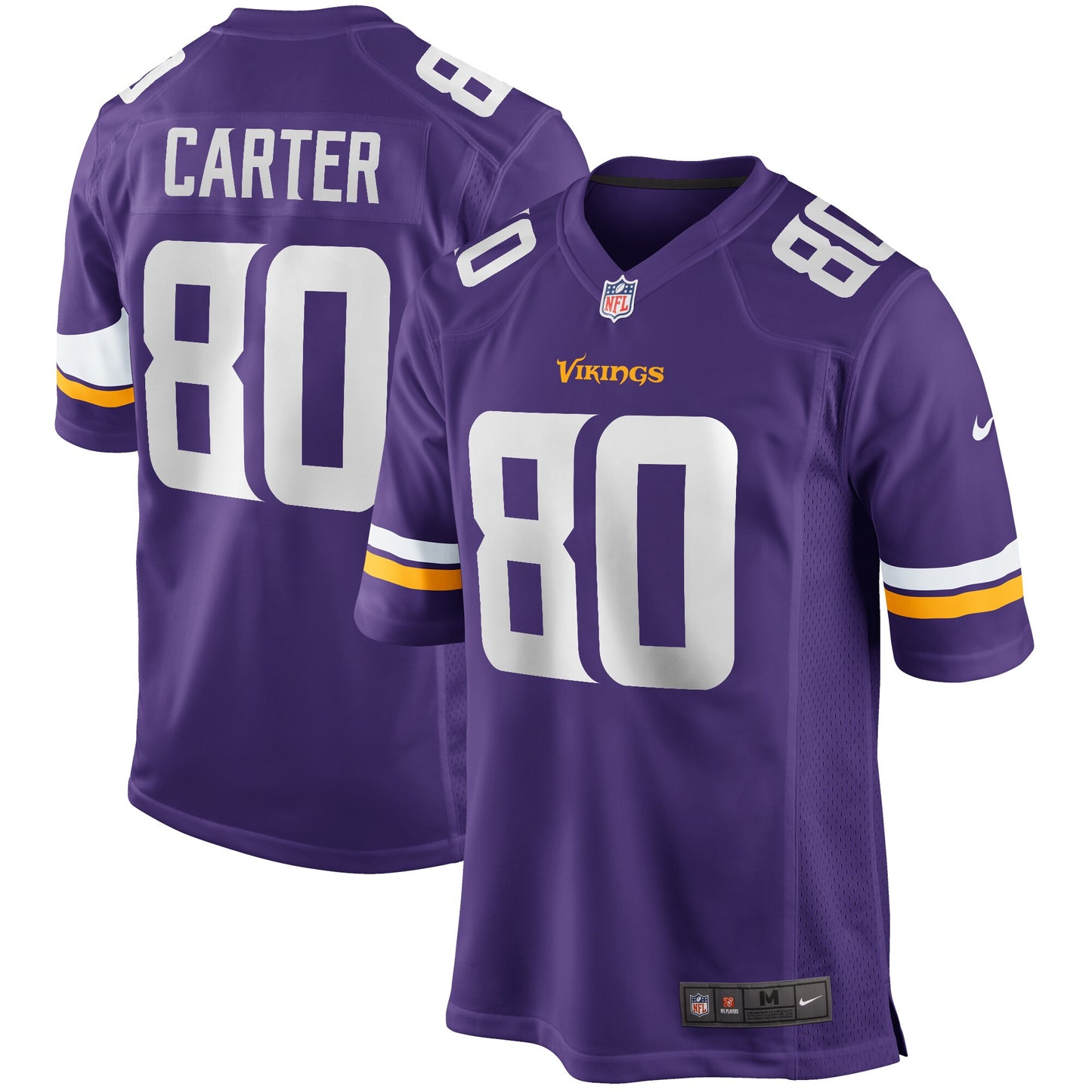 Cris Carter Minnesota Vikings Nike Game Retired Player Jersey - Purple