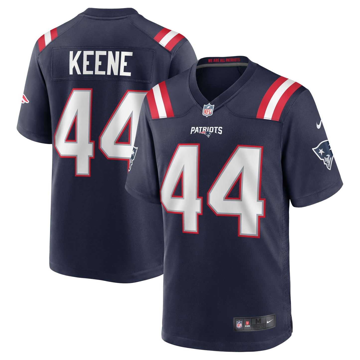 Dalton Keene New England Patriots Nike Team Game Jersey - Navy