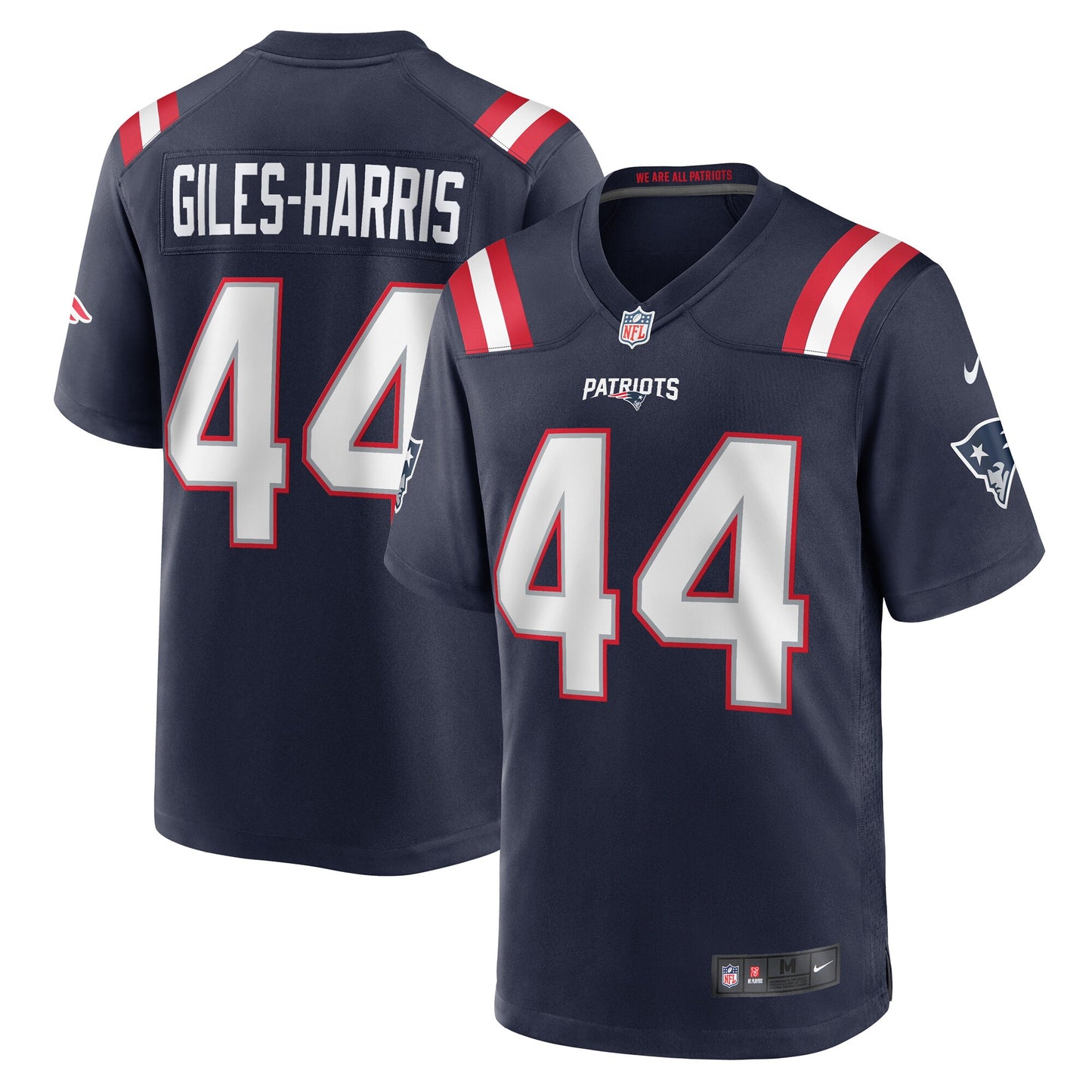 Joe Giles-Harris New England Patriots Nike Team Game Jersey -  Navy