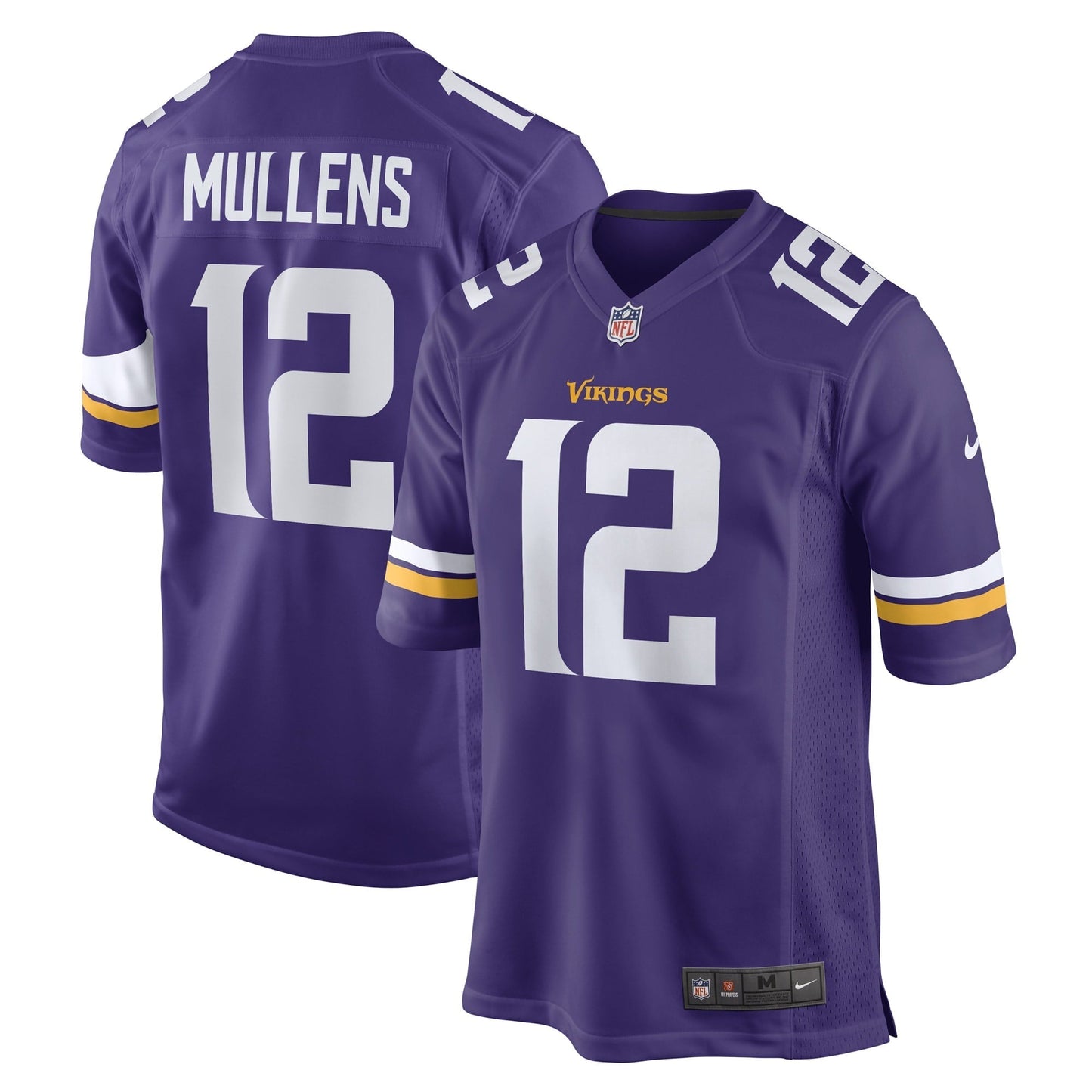 Men's Nike Nick Mullens Purple Minnesota Vikings Game Player Jersey