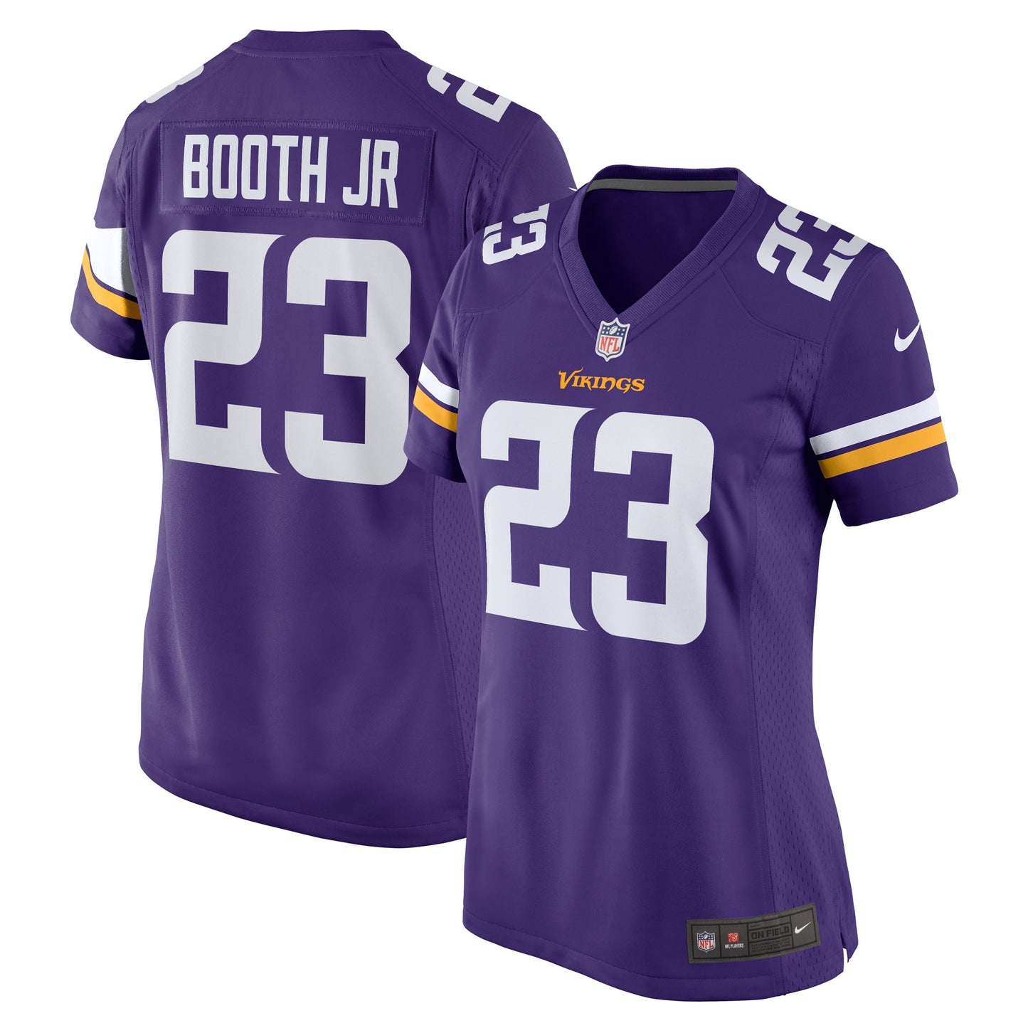 Andrew Booth Jr. Minnesota Vikings Nike Women's Player Game Jersey - Purple