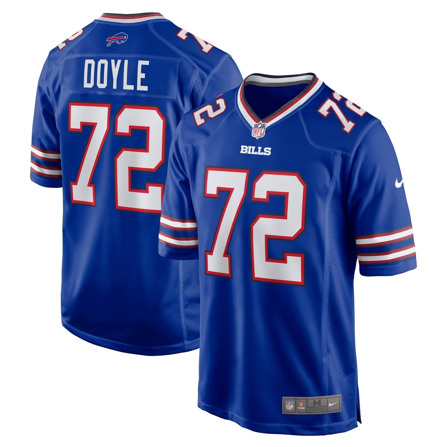 Men's Nike Tommy Doyle Royal Buffalo Bills Game Player Jersey