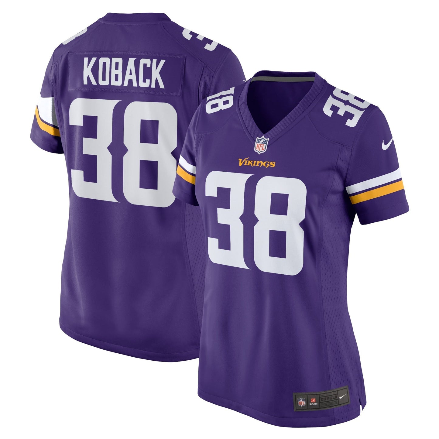 Women's Nike Bryant Koback Purple Minnesota Vikings Home Game Player Jersey