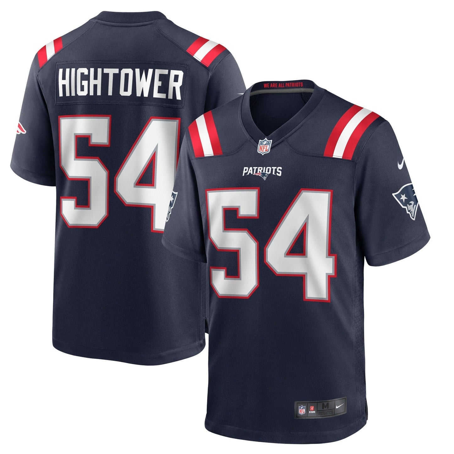 Men's Nike Dont'a Hightower Navy New England Patriots Game Player Jersey